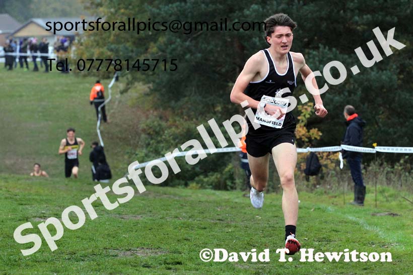Mens Under-17s, 2022 National Cross Country Relays, Berry Hill Park, Mansfield.  Photo: David T. Hewitson/Sports for All Pics
